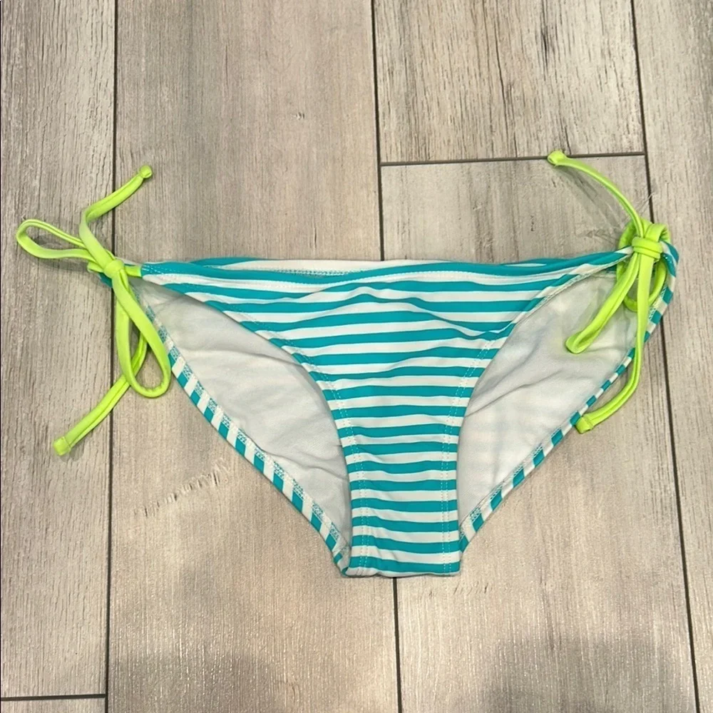 Ninety Nine striped swim bikini bottoms size small